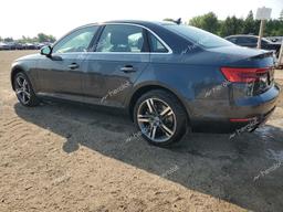 AUDI A4 TECHNIK 2017 gray sedan 4d gas WAUCNAF43HN018437 photo #3