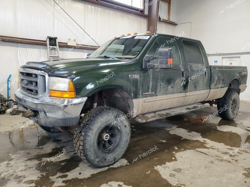 FORD F350 SRW S 1999 green  diesel 1FTSW31F8XEF11304 photo #1