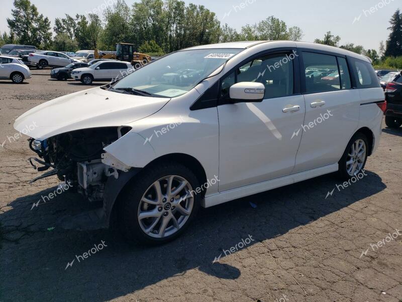 MAZDA 5 2013 white  gas JM1CW2CL4D0158702 photo #1