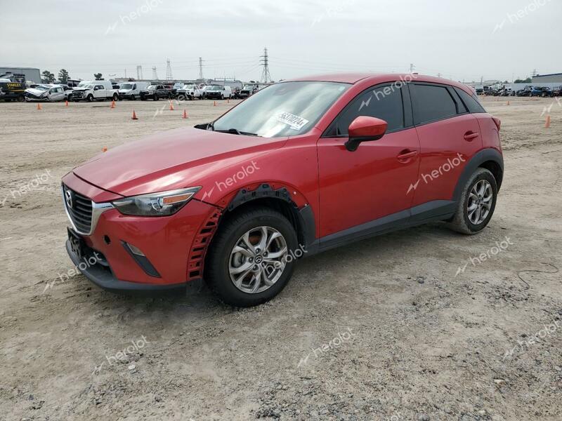 MAZDA CX-3 SPORT 2018 red  gas JM1DKDB70J0306601 photo #1