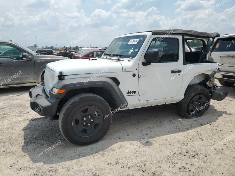 JEEP WRANGLER S 2023 white  gas 1C4GJXAN2PW576064 photo #1