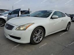 INFINITI G37 BASE 2008 white  gas JNKCV64E48M130728 photo #2