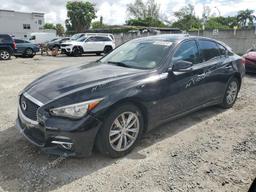 INFINITI Q50 PREMIU 2017 black sedan 4d gas JN1EV7AR8HM835199 photo #2