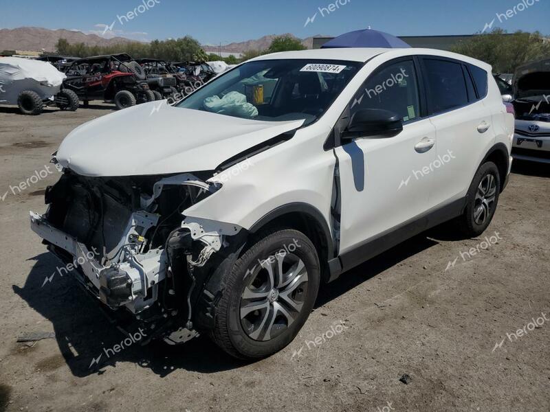 TOYOTA RAV4 LE 2018 white  gas JTMZFREVXJJ189170 photo #1