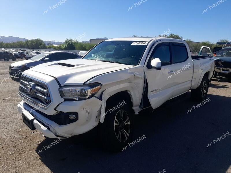 TOYOTA TACOMA DOU 2016 white  gas 3TMBZ5DN2GM003698 photo #1