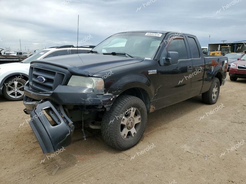 FORD F150 2005 black  gas 1FTPX14525NB38459 photo #1