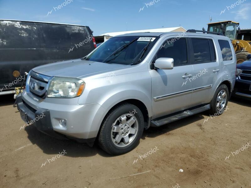 HONDA PILOT TOUR 2009 silver  gas 5FNYF48949B048143 photo #1