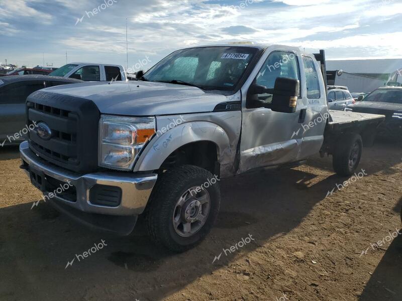 FORD F250 SUPER 2016 silver  gas 1FT7X2B68GEB68487 photo #1