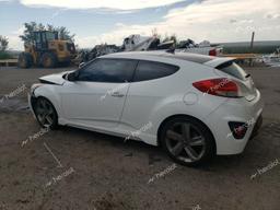 HYUNDAI VELOSTER T 2014 white coupe 3d gas KMHTC6AE4EU206466 photo #3