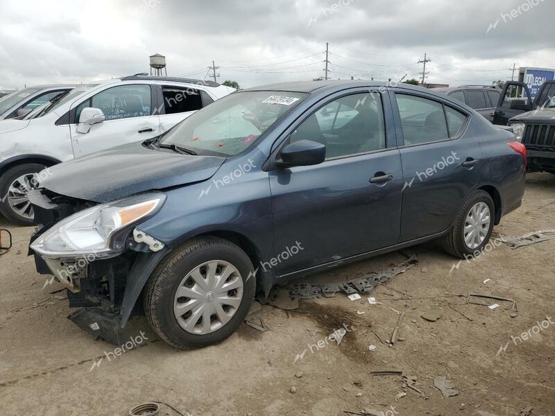 NISSAN VERSA S 2016 blue  gas 3N1CN7AP4GL881773 photo #1