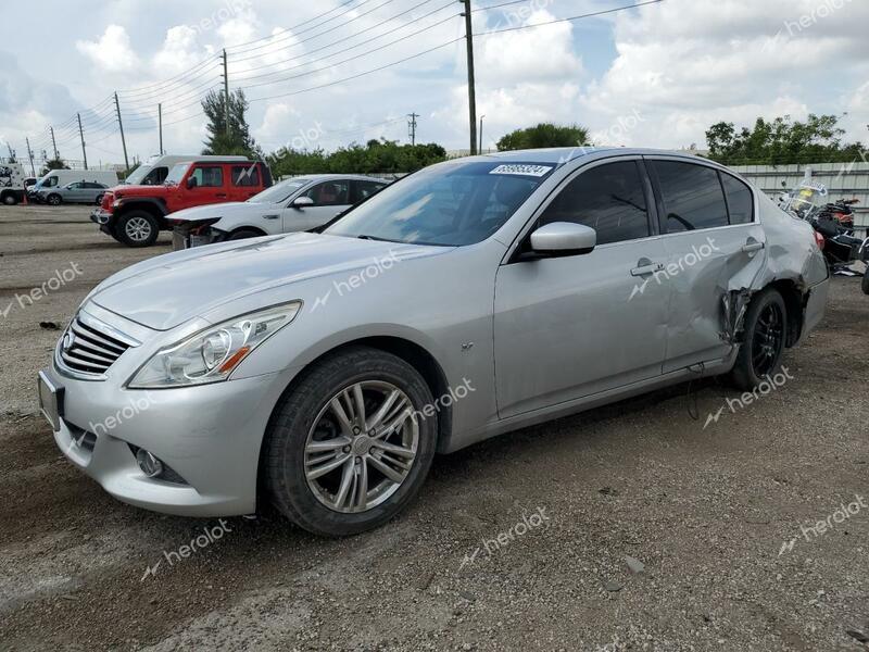 INFINITI Q40 2015 silver  gas JN1CV6AR3FM650394 photo #1