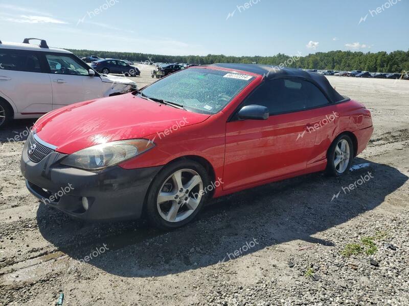 TOYOTA CAMRY SOLA 2006 red  gas 4T1FA38P06U078043 photo #1