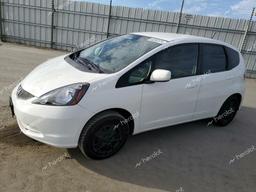 HONDA FIT 2013 white  gas JHMGE8H34DC019859 photo #2