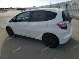 HONDA FIT 2013 white  gas JHMGE8H34DC019859 photo #3