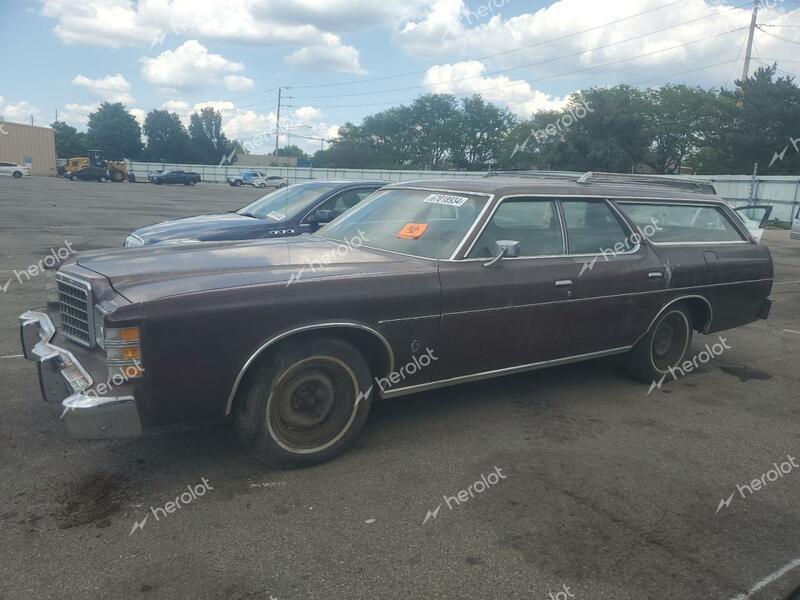 FORD LTD 1977 maroon   7B74S234286 photo #1