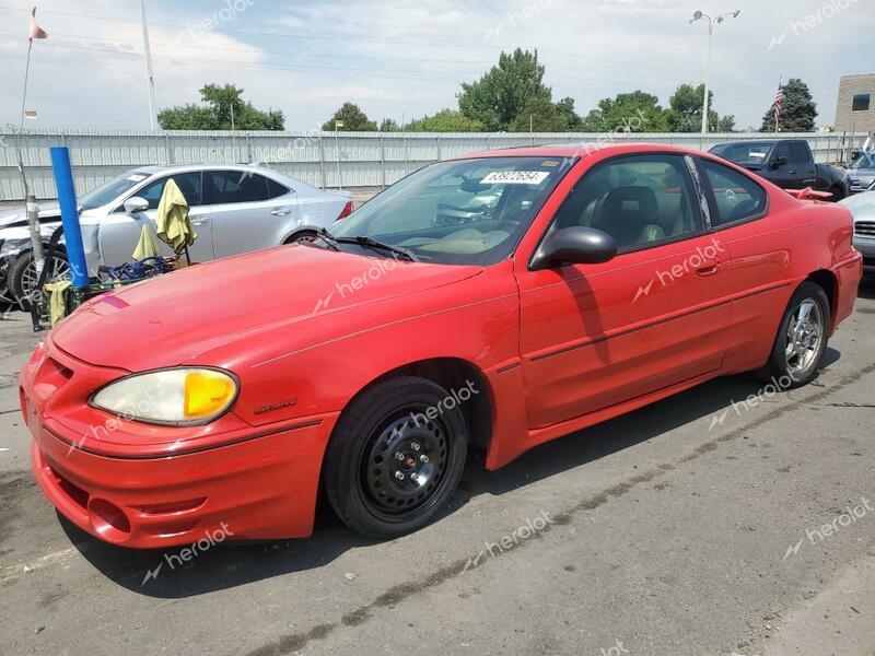 PONTIAC GRAND AM G 2003 red  gas 1G2NV12E53C128442 photo #1