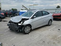 HYUNDAI ACCENT SE 2017 silver sedan 4d gas KMHCT4AE4HU316782 photo #2