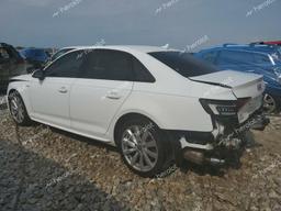 AUDI A4 PREMIUM 2018 white  gas WAUDNAF47JN019617 photo #3