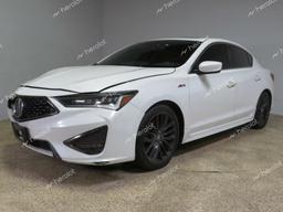 ACURA ILX PREMIU 2019 white  gas 19UDE2F8XKA011775 photo #3