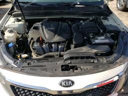 KIA OPTIMA LX 2013 white  gas KNAGM4A70D5347341 photo #4