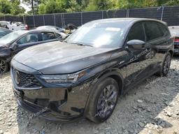 ACURA MDX A-SPEC 2023 black  gas 5J8YE1H07PL005544 photo #2