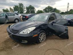 LEXUS ES 330 2004 black  gas JTHBA30G440020518 photo #2