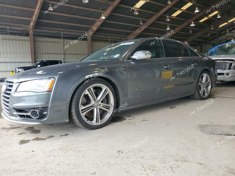 AUDI S8 QUATTRO 2014 charcoal  gas WAUD2AFD9EN010111 photo #1