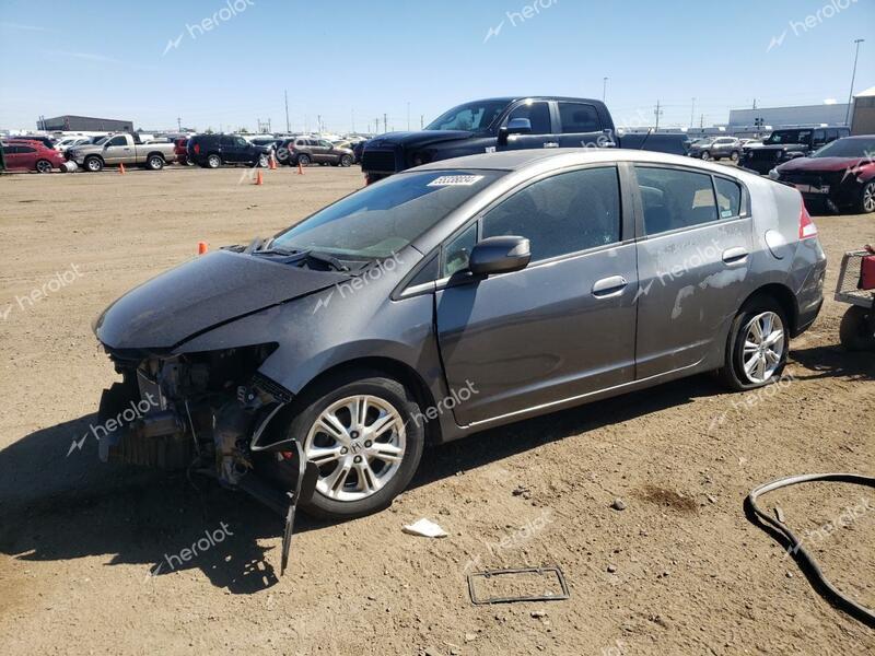 HONDA INSIGHT EX 2011 gray hatchbac hybrid engine JHMZE2H74BS000823 photo #1