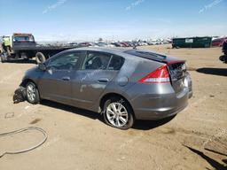 HONDA INSIGHT EX 2011 gray hatchbac hybrid engine JHMZE2H74BS000823 photo #3