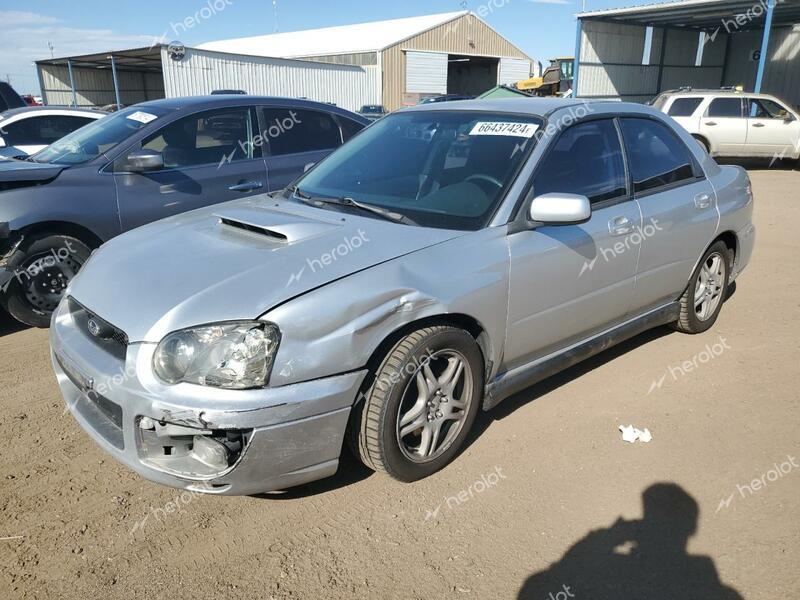 SUBARU IMPREZA WR 2004 silver  gas JF1GD29684H505724 photo #1