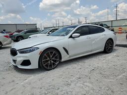 BMW M850XI 2022 white  gas WBAGV8C00NCH82347 photo #2