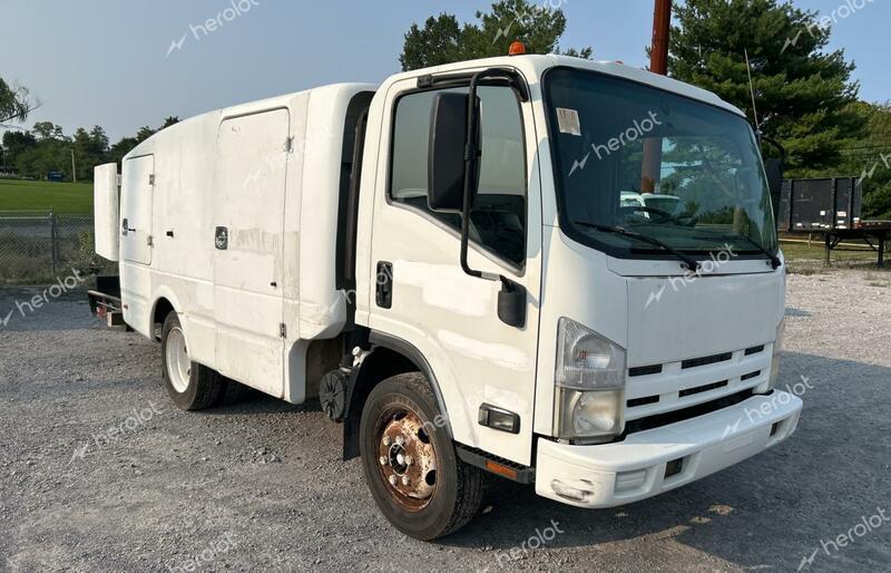 ISUZU NPR HD 2012 white tilt cab gas 54DC4W1B9CS802667 photo #1