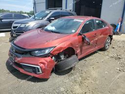 HONDA CIVIC LX 2019 red  gas 2HGFC2F63KH534473 photo #2