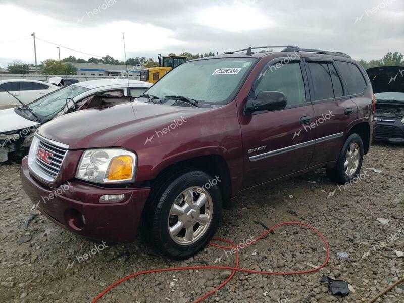 GMC ENVOY 2006 maroon  gas 1GKDS13S662140229 photo #1