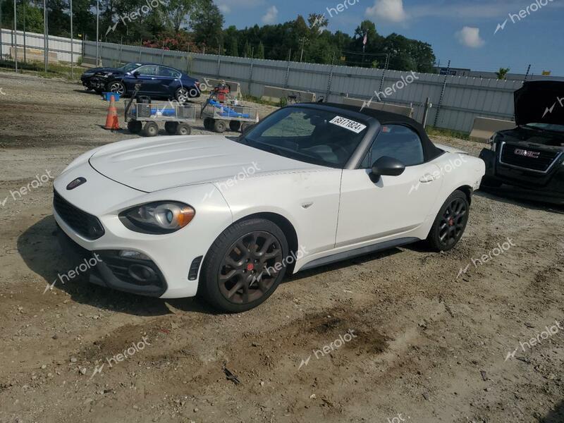 FIAT 124 SPIDER 2017 white  gas JC1NFAEK3H0125233 photo #1