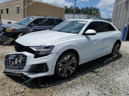 AUDI Q8 PREMIUM 2019 white  gas WA1BVBF1XKD017948 photo #2