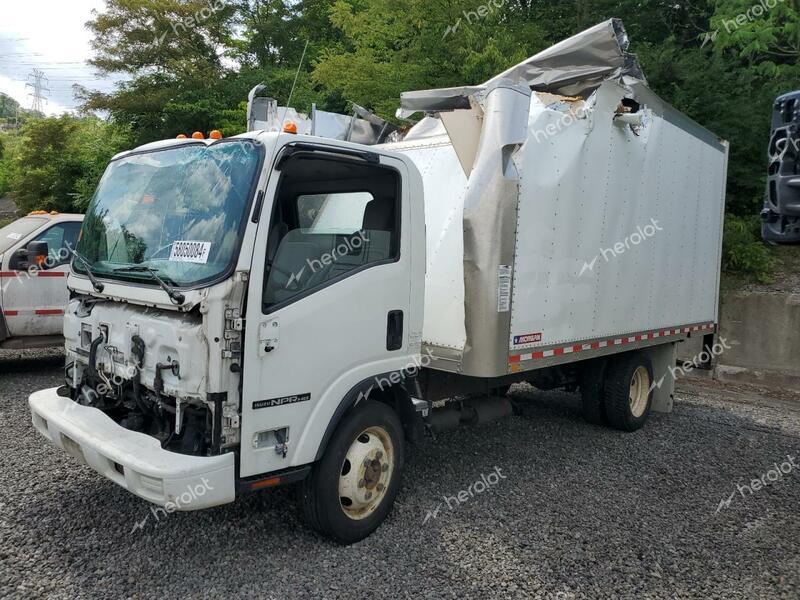 ISUZU NPR HD 2018 white  gas 54DC4W1B8JS807260 photo #1