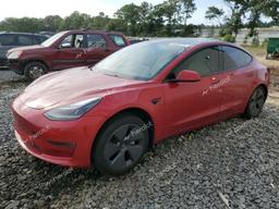 TESLA MODEL 3 2022 red  electric 5YJ3E1EB0NF234923 photo #2