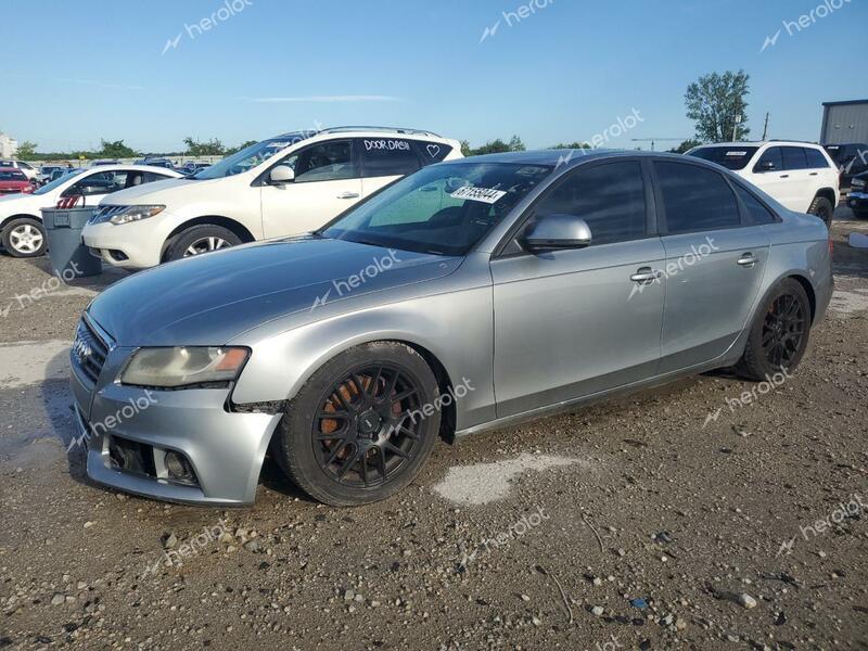 AUDI A4 2.0T QU 2009 gray sedan 4d gas WAULF78K99N034333 photo #1