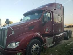 PETERBILT 587 2016 burgundy tractor diesel 1XP4D49X4GD351685 photo #3