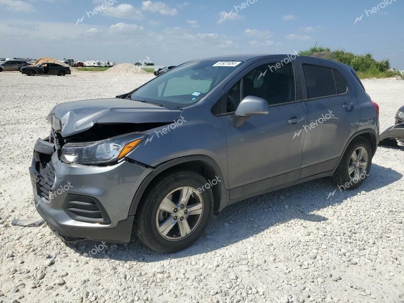 CHEVROLET TRAX LS 2020 gray  gas 3GNCJKSB7LL337106 photo #1