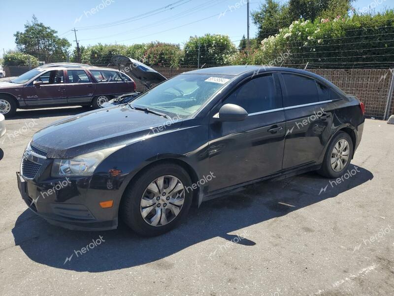 CHEVROLET CRUZE LS 2012 black  gas 1G1PC5SH7C7295673 photo #1