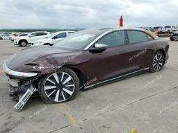 LUCID MOTORS AIR GRAND 2022 maroon  electric 50EA1GBA7NA003510 photo #2