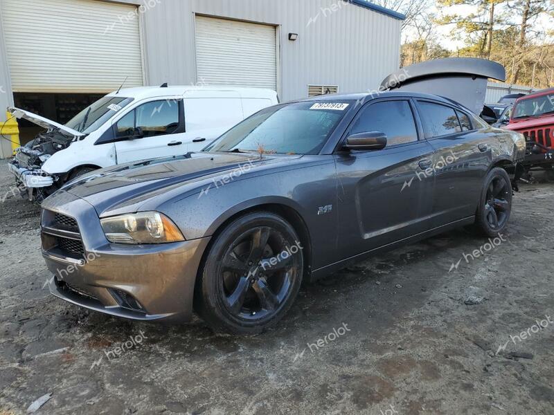 DODGE CHARGER R/ 2014 gray  gas 2C3CDXCTXEH117317 photo #1