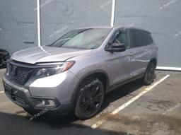 HONDA PASSPORT S 2021 gray  gas 5FNYF8H27MB033980 photo #3