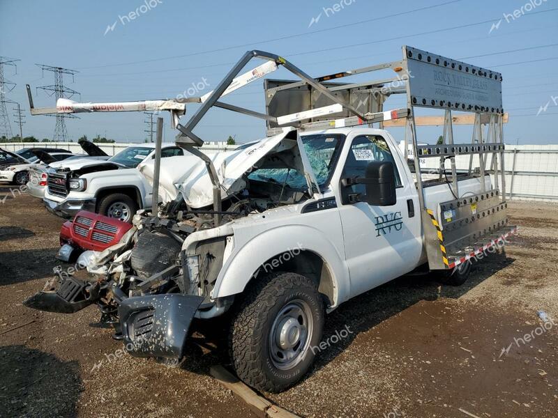 FORD F250 SUPER 2016 white pickup gas 1FTBF2A67GEA96664 photo #1