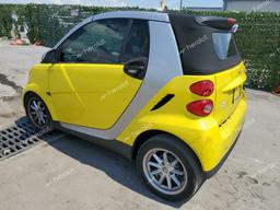 SMART FORTWO PAS 2008 yellow  gas WMEEK31X28K105914 photo #3