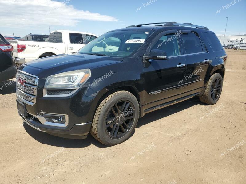 GMC ACADIA DEN 2016 black  gas 1GKKVTKD8GJ282974 photo #1