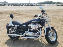 HARLEY-DAVIDSON XL1200 C 2013 blue road/str gas 1HD1CT31XDC421454 photo #2