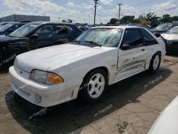 FORD MUSTANG GT 1993 white  gas 1FACP42E5PF206596 photo #2